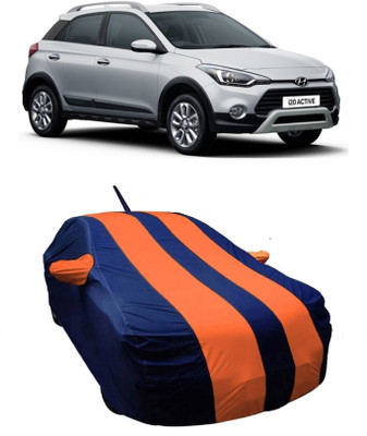 MoTRoX Car Cover For Hyundai i20 Active (With Mirror Pockets)(Red)
