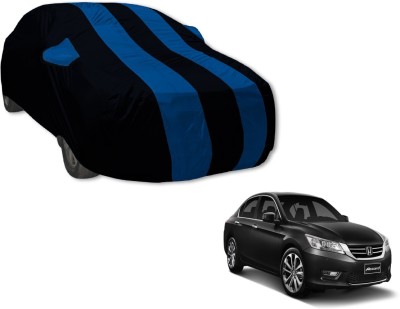 Auto Hub Car Cover For Honda Accord (With Mirror Pockets)(Black, Blue)