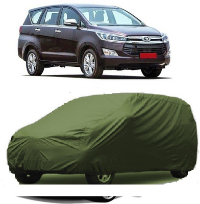 SHT Car Cover For Toyota Innova Crysta (Without Mirror Pockets)(Green)