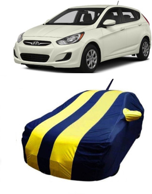 MoTRoX Car Cover For Hyundai Accent (With Mirror Pockets)(Yellow)