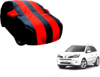Flipkart SmartBuy Car Cover For Renault Koleos (With Mirror Pockets)(Black, Red)
