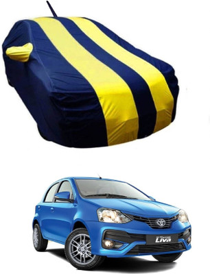 MoTRoX Car Cover For Toyota Etios Liva (With Mirror Pockets)(Yellow)