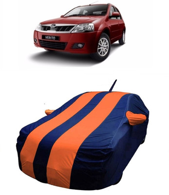 MoTRoX Car Cover For Mahindra Verito (With Mirror Pockets)(Red)