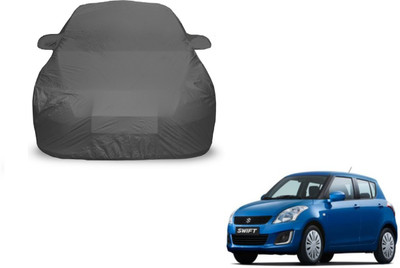 Auto Hub Car Cover For Maruti Suzuki Swift (With Mirror Pockets)(Grey)