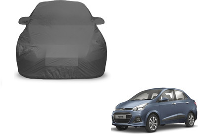 Auto Hub Car Cover For Hyundai Xcent (With Mirror Pockets)(Grey)