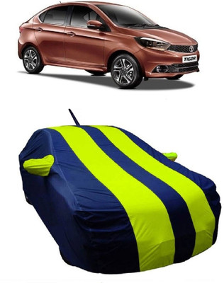MoTRoX Car Cover For Tata Tigor (With Mirror Pockets)(Green)