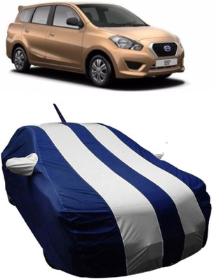 MoTRoX Car Cover For Nissan Go+ (With Mirror Pockets)(White)