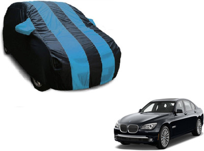 Flipkart SmartBuy Car Cover For BMW 7 Series (With Mirror Pockets)(Black, Blue)