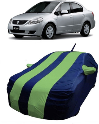 MoTRoX Car Cover For Maruti Suzuki SX4 (With Mirror Pockets)(Green)