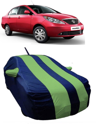 MoTRoX Car Cover For Tata Manza (With Mirror Pockets)(Green)
