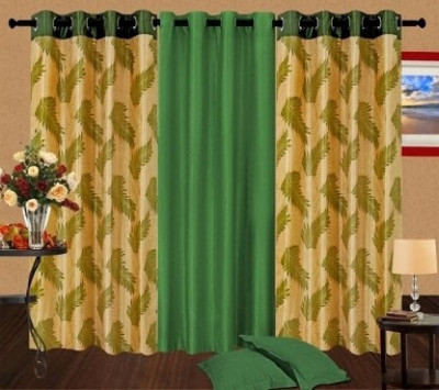 68% OFF on Cortina 270 cm (9 ft) Polyester Long Door Curtain (Pack Of 3)(Solid, Green) 68% OFF on Cortina 270 cm (9 ft) Polyester Long Door Curtain (Pack Of 3)(Solid, Green)