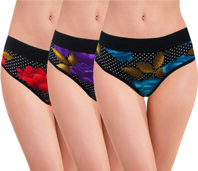 Rc. Royal Class Women Hipster Multicolor Panty(Pack of 3)
