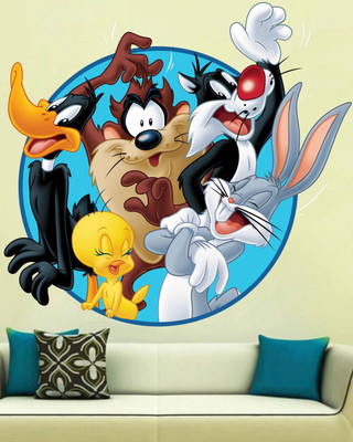 BALKRISHNA WALL STICKER 167.64 cm CARTOON Self Adhesive Sticker(Pack of 1)