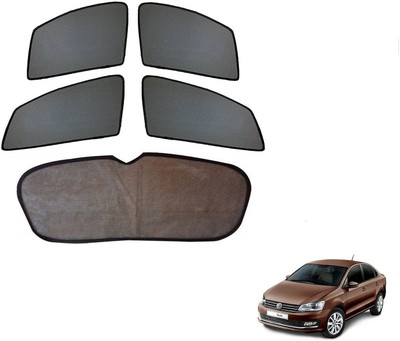 KOZDIKO Side Window, Rear Window Sun Shade For Volkswagen Vento(Black)