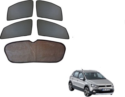 KOZDIKO Side Window, Rear Window Sun Shade For Volkswagen Polo Cross(Black)