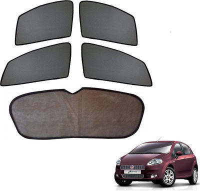 KOZDIKO Side Window, Rear Window Sun Shade For Fiat Punto(Black)