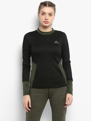 ALCIS Full Sleeve Color Block Women Sweatshirt