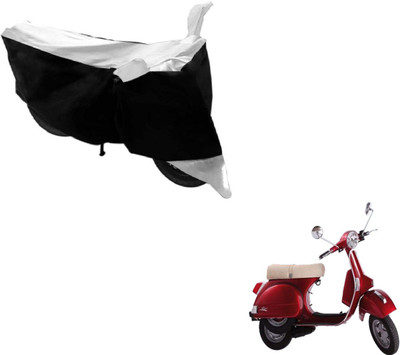 MOCKHE Two Wheeler Cover for LML(Star Euro, Black, Silver)