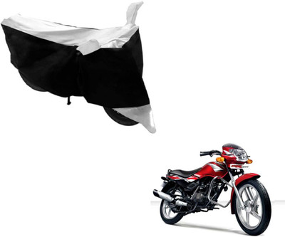 MOCKHE Two Wheeler Cover for TVS(Star Sport, Black, Silver)
