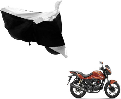 MOCKHE Two Wheeler Cover for Hero(CBZ Extreme, Black, Silver)