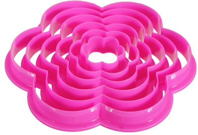 FUTABA Silicone Cookie/Macroon tray Blossom cookie cutter - 6pcs/set(Pack of 6)