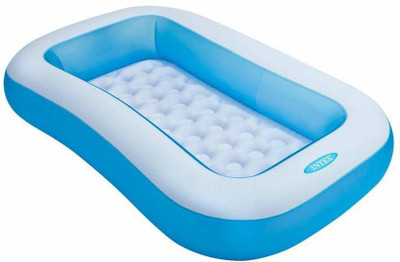 TWISHA ENTERPRISE Inflatable Rectangular Pool, Multi Color(Blue)