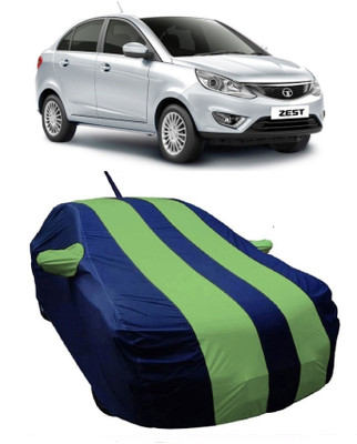 MoTRoX Car Cover For Tata Zest (With Mirror Pockets)(Green)
