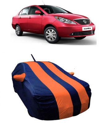 MoTRoX Car Cover For Tata Manza (With Mirror Pockets)(Red)