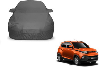 Auto Hub Car Cover For Mahindra KUV100 (With Mirror Pockets)(Grey)