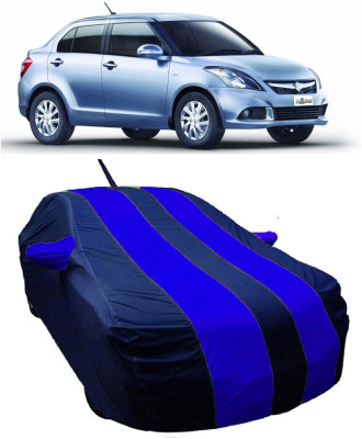 MoTRoX Car Cover For Maruti Suzuki Swift Dzire (With Mirror Pockets)(Blue)