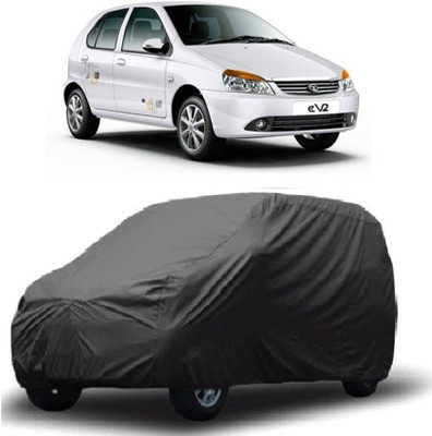 SHT Car Cover For Tata Indica V2 (Without Mirror Pockets)(Grey)