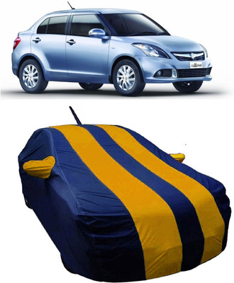 MoTRoX Car Cover For Maruti Suzuki Swift Dzire (With Mirror Pockets)(Orange)