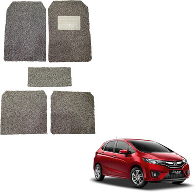 Oshotto Rubber, Plastic Standard Mat For  Honda Jazz(Beige)