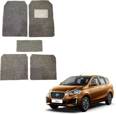 Oshotto Rubber, Plastic Standard Mat For  Datsun Go+(Beige)