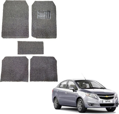 Oshotto Rubber, Plastic Standard Mat For  Chevrolet Sail(Black)