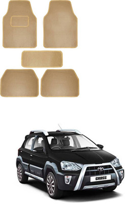 MATIES Fabric Standard Mat For  Toyota Etios Cross(Beige)