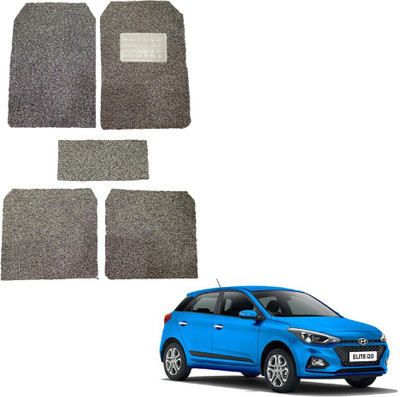 Oshotto Rubber, Plastic Standard Mat For  Hyundai Elite i20(Beige)