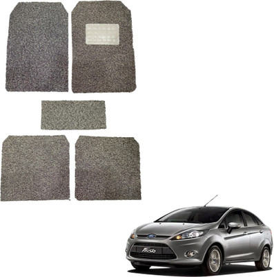 Oshotto Rubber, Plastic Standard Mat For  Ford Fiesta(Beige)
