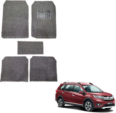 Oshotto Rubber, Plastic Standard Mat For  Honda BRV, Mobilio(Black)