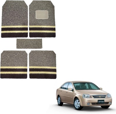 Oshotto Rubber, Plastic Standard Mat For  Chevrolet Optra(Beige, Brown)