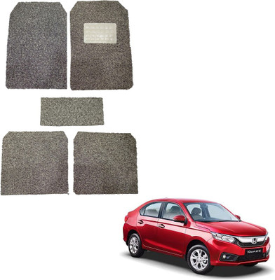 Oshotto Rubber, Plastic Standard Mat For  Honda Amaze(Beige)