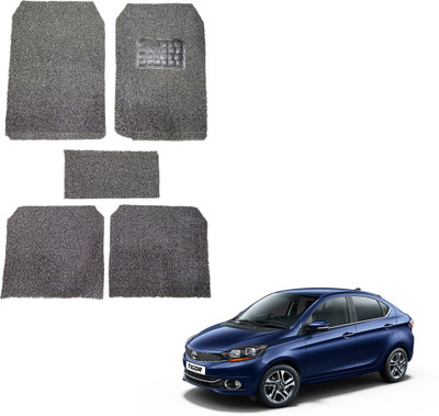Oshotto Rubber, Plastic Standard Mat For  Tata Tigor(Black)