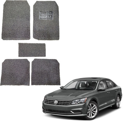 Oshotto Rubber, Plastic Standard Mat For  Volkswagen Passat(Black)