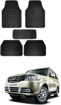 MATIES Fabric Standard Mat For  Tata Sumo Grande(Black)