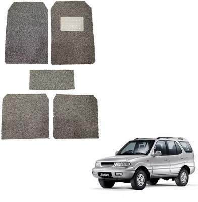 Oshotto Rubber, Plastic Standard Mat For  Tata Safari(Beige)