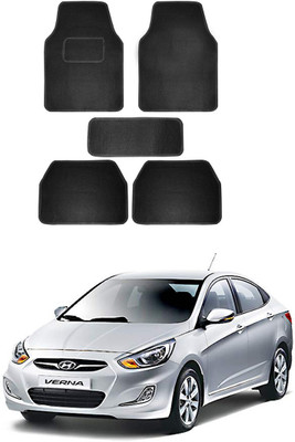 MATIES Fabric Standard Mat For  Hyundai Verna(Black)