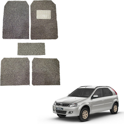 Oshotto Rubber, Plastic Standard Mat For  Mahindra Verito, Verito Vibe(Beige)