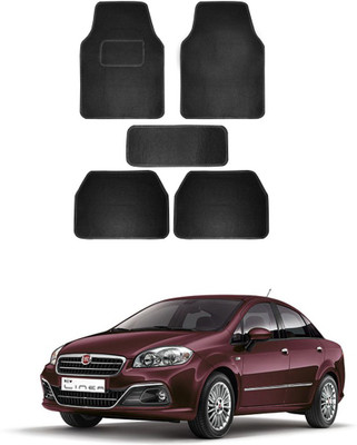 MATIES Fabric Standard Mat For  Fiat Linea(Black)