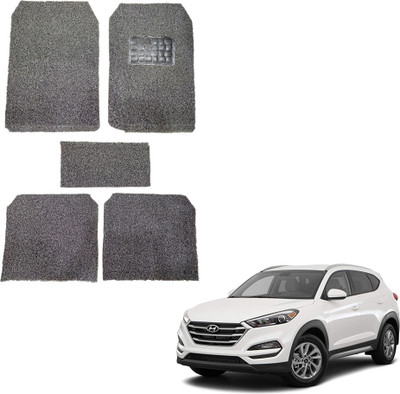 Oshotto Rubber, Plastic Standard Mat For  Hyundai Tucson(Black)