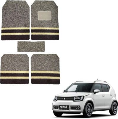 Oshotto Rubber, Plastic Standard Mat For  Maruti Suzuki Ignis(Beige, Brown)